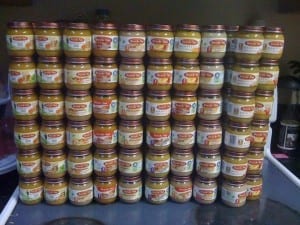 240 jars of baby food but only spent $6.00