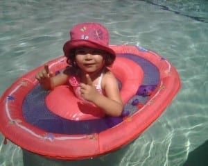 That's My Daughter In The Water...