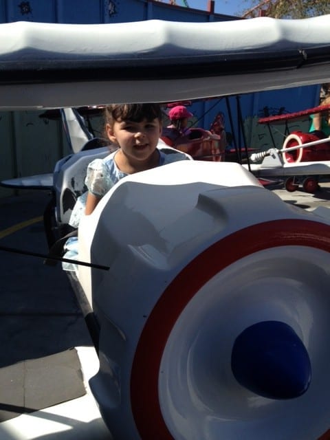 Madison loved flying the plane!
