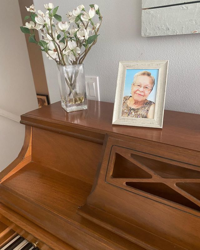 When I arrived from Florida last night, where I attended my grandmother’s funeral, I knew exactly where I wanted to put my new picture of her. See, my Abuelita was very musical. She loved to sing and write songs. She used to sing, “Que Sera, Sera…” to me all of the time when I was little. Now I know where I got my singing and songwriting from. Anyhow, it only seemed fitting to put her picture on our piano. I love you Abuelita. My heart is broken and I miss you, but I know you’re in peace, so “Que Sera, Sera.” 🤍🙏🏽